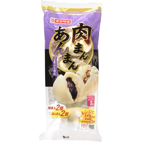 Amazon.co.jp: ヤマザキ 肉まん あんまんごまこしあん 4個入 : 食品